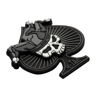 M-TAC Naszywka na rzep Ace of Spades 3D PVC Black/White