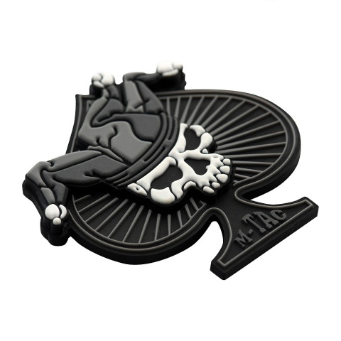 M-TAC Naszywka na rzep Ace of Spades 3D PVC Black/White