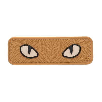 M-TAC Naszywka na rzep Cat Eyes 3D PVC Coyote