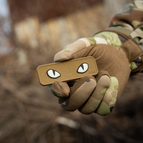 M-TAC Naszywka na rzep Cat Eyes 3D PVC Coyote