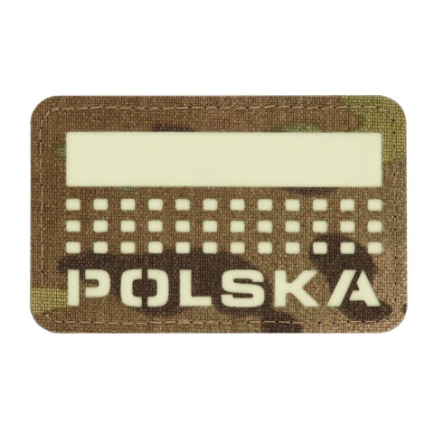 M-TAC Naszywka na rzep Polska z flagą 50x80 Laser Cut MultiCam®/Lum