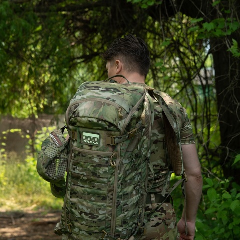 M-TAC Naszywka na rzep Polska z flagą 50x80 Laser Cut MultiCam®/Lum