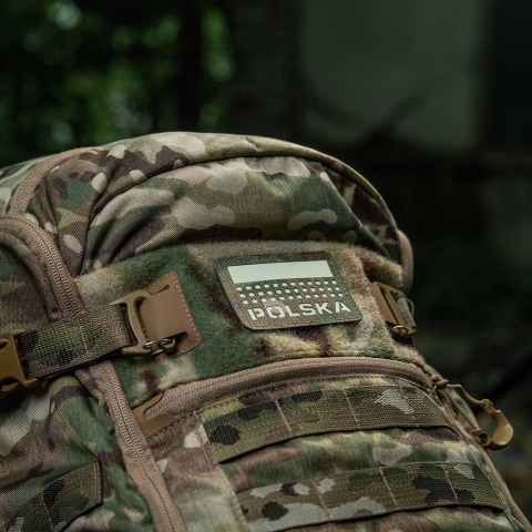 M-TAC Naszywka na rzep Polska z flagą 50x80 Laser Cut MultiCam®/Lum