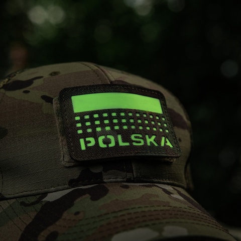 M-TAC Naszywka na rzep Polska z flagą 50x80 Laser Cut MultiCam®/Lum