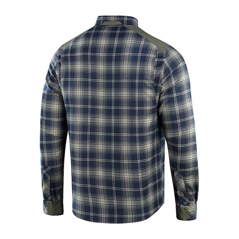 M-TAC Koszula Redneck Shirt Oliwkowo/Niebieska L Long
