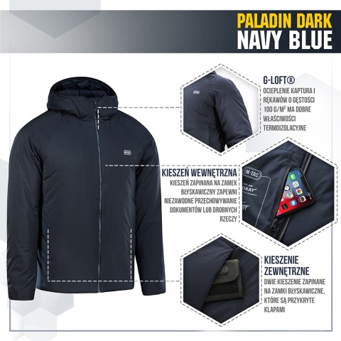 M-TAC Kurtka Paladin Dark Navy Blue XS