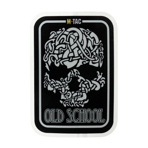 M-TAC Naklejka Old School Large odblaskowa Black