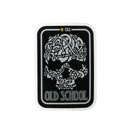 M-TAC Naklejka Old School Small odblaskowa Black
