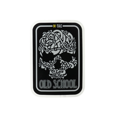M-TAC Naklejka Old School Small odblaskowa Black
