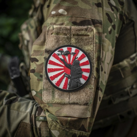 M-TAC Naszywka na rzep Droga Samuraja PVC Red Black