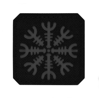 M-TAC Naszywka na rzep Hełm Grozy Laser Cut Black Grey