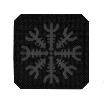 M-TAC Naszywka na rzep Hełm Grozy Laser Cut Black Grey