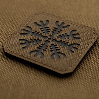M-TAC Naszywka na rzep Hełm Grozy Laser Cut Coyote Black