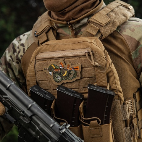 M-TAC Naszywka na rzep Leniwiec Haftowana Coyote