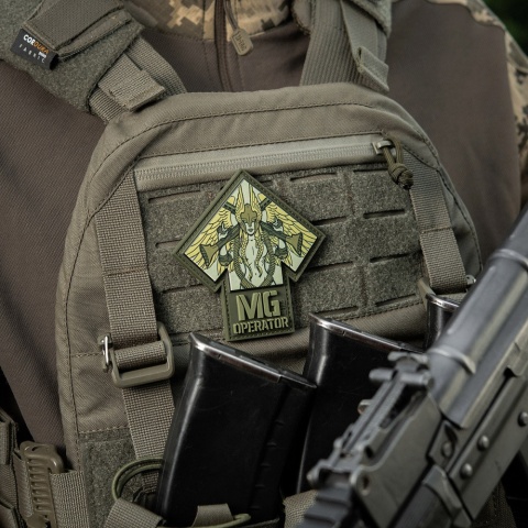 M-TAC Naszywka na rzep MG Operator PVC Drukowana Ranger Green
