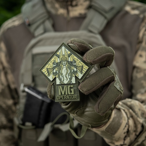 M-TAC Naszywka na rzep MG Operator PVC Drukowana Ranger Green