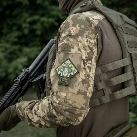 M-TAC Naszywka na rzep MG Operator PVC Drukowana Ranger Green