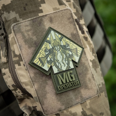 M-TAC Naszywka na rzep MG Operator PVC Drukowana Ranger Green