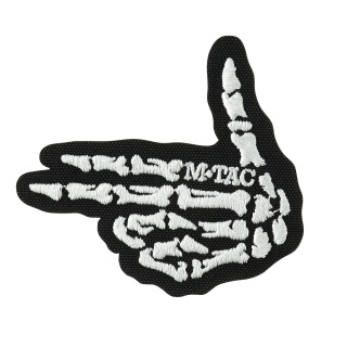 M-TAC Naszywka na rzep Skeleton Shooter Haft Black