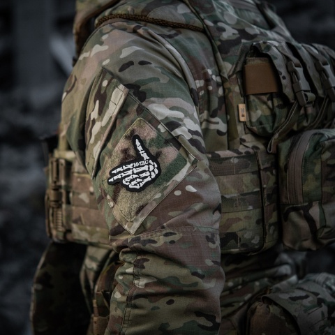 M-TAC Naszywka na rzep Skeleton Shooter Haft Black