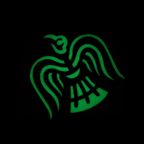 M-TAC Naszywka na rzep Sztandar Wrona Laser Cut Coyote GID