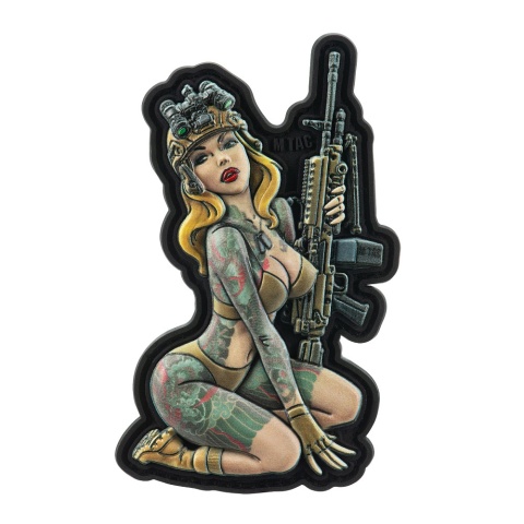 M-TAC Naszywka na rzep Morale Patch Tactical Girl #5 Hooligan Yakuza PVC