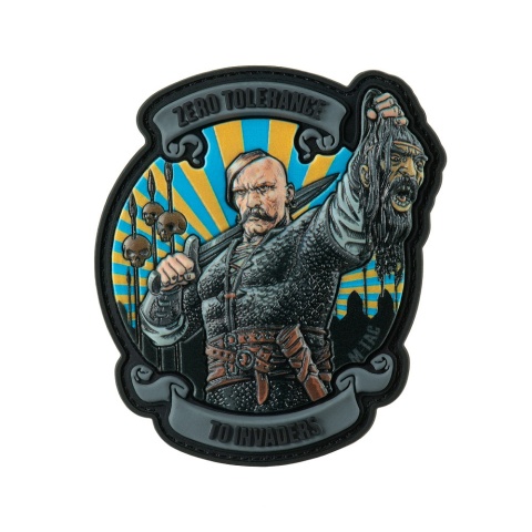 M-TAC Naszywka na rzep Zero Tolerance PVC Grey