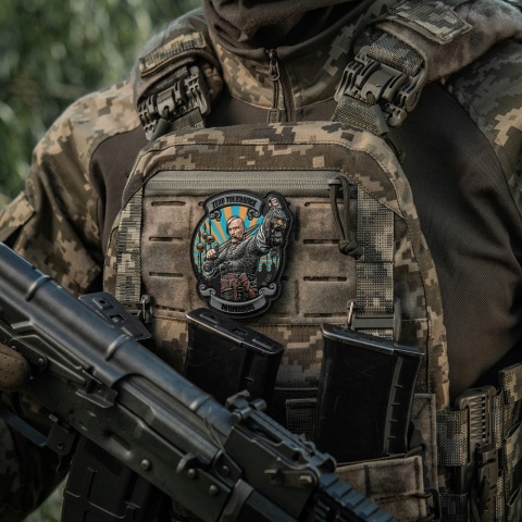 M-TAC Naszywka na rzep Zero Tolerance PVC Grey