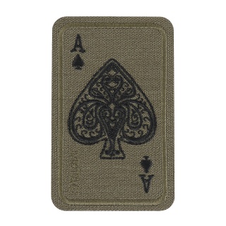M-TAC Naszywka na rzep Ace Of Spades Haftowana Ranger Green