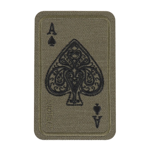 M-TAC Naszywka na rzep Ace Of Spades Haftowana Ranger Green