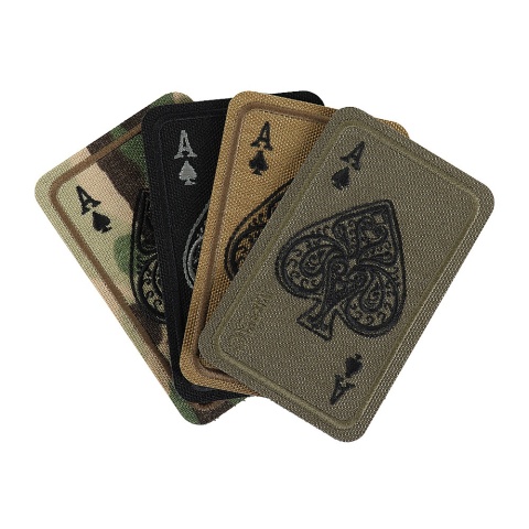 M-TAC Naszywka na rzep Ace Of Spades Haftowana Ranger Green
