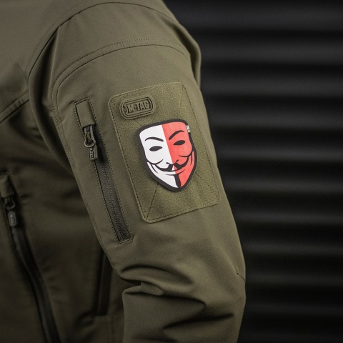 M-TAC Naszywka na rzep Anonymous Black Poland