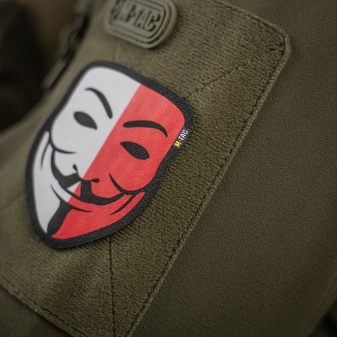 M-TAC Naszywka na rzep Anonymous Black Poland
