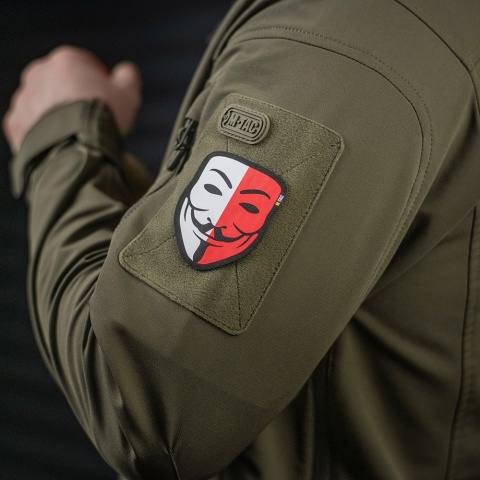 M-TAC Naszywka na rzep Anonymous Black Poland
