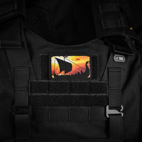 M-TAC Naszywka na rzep Expedition 80x50mm Black