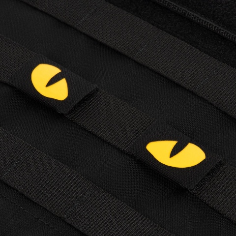 M-TAC Naszywka na rzep Tiger Eyes Laser Cut PAIR Black Yellow GID