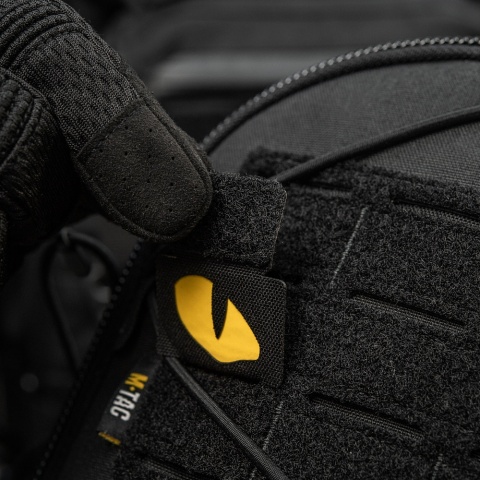 M-TAC Naszywka na rzep Tiger Eyes Laser Cut PAIR Black Yellow GID