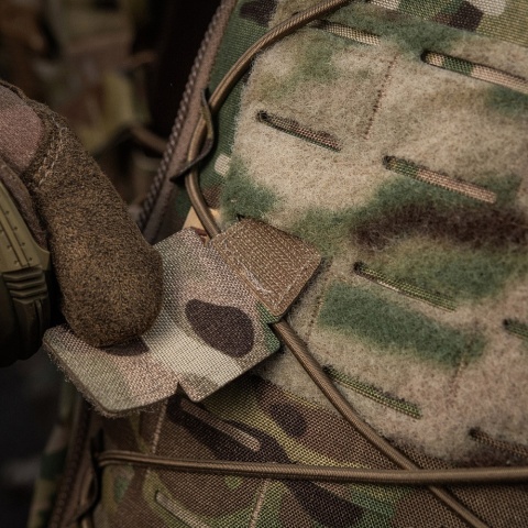 M-TAC Naszywka na rzep Tiger Eyes Laser Cut PAIR MultiCam Blue GID