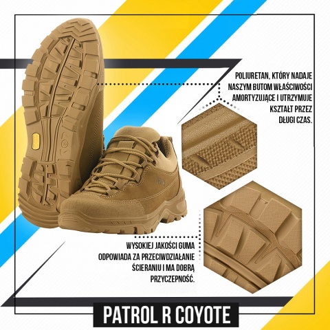 M-TAC Buty Trekkingowe Patrol R Coyote 39